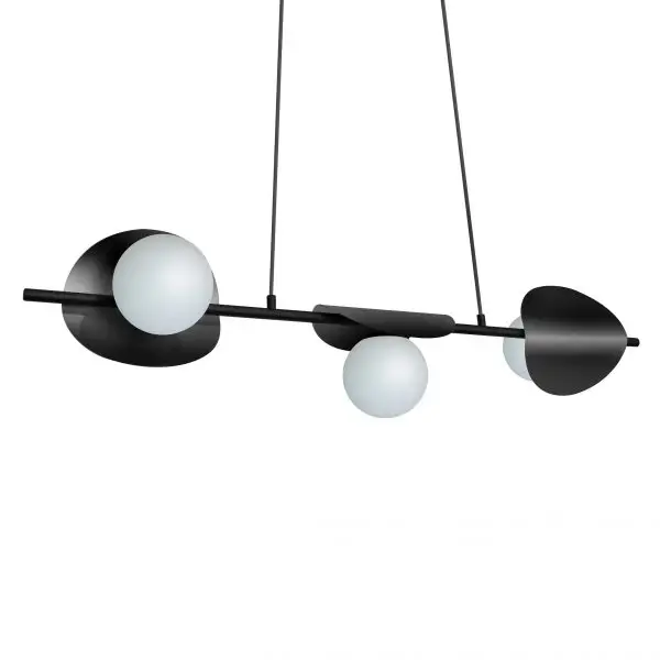 Pendente UP 2 Cupulas Moderno em Metal Grande 491G Itamonte