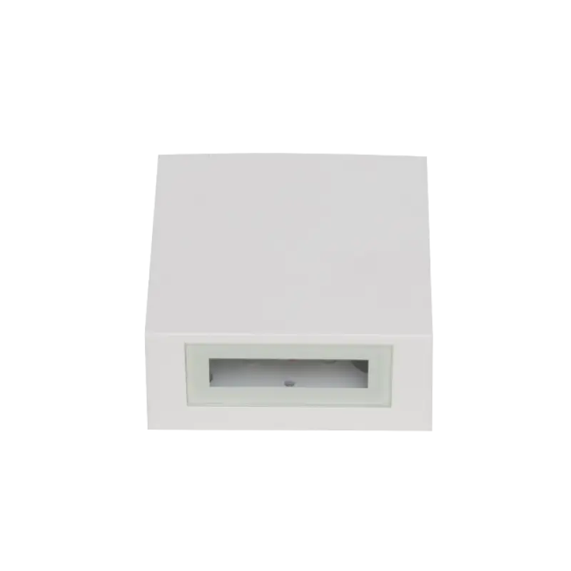 Arandela de Parede Quadratto 2 Fachos 6W 2700K 90008 Romalux