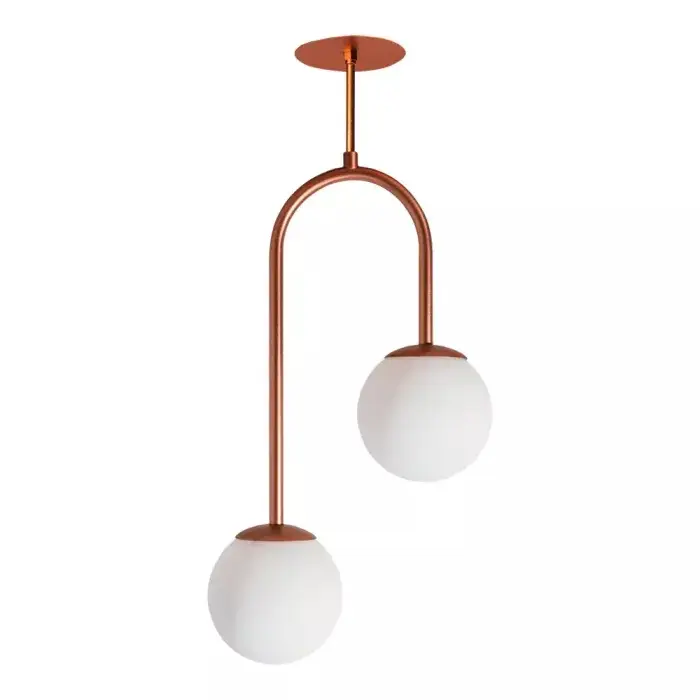 Plafon Pêndulo Tubo Ø12,7 1045mm 2xG9 16497-70 Usina