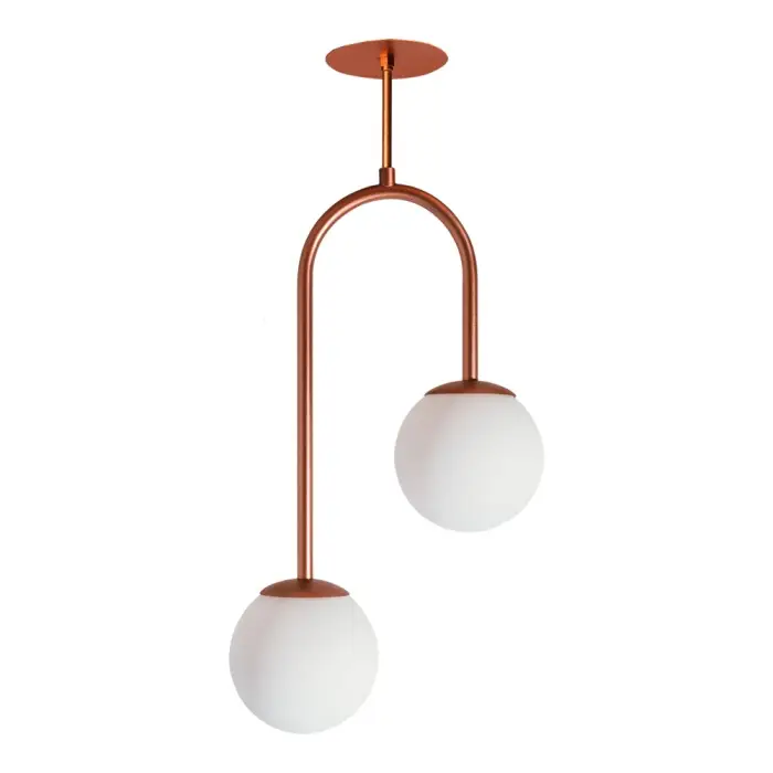 Plafon Pêndulo Tubo Ø12,7 670mm 2xG9 16497-71 Usina