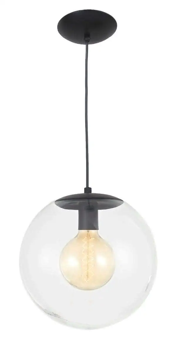 Pendente Bola de Vidro 45cm Preto 2887 Madelustre