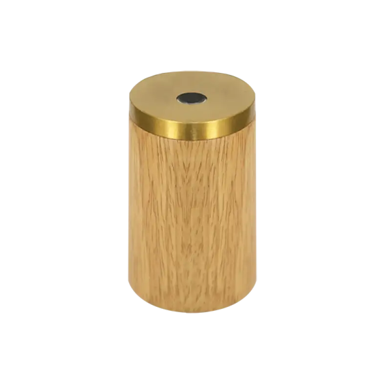 Pendente Wood Chiaro Madeira Ø50x83mm P0008 Romalux - Ilumini
