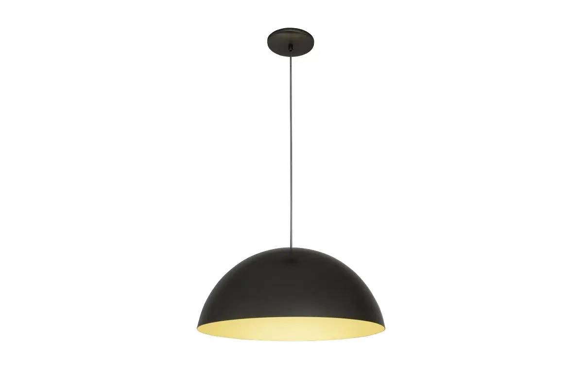 Luminaria Pendente Meia Esfera 45x20cm 4502 Munclair
