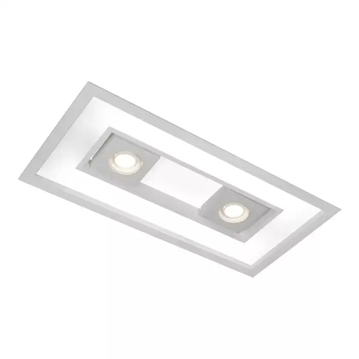 Embutido Focus Ret. 305x635 4xT8 60cm 2MR16 4555-65 Usina