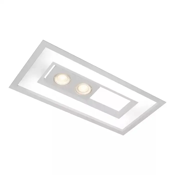 Embutido Focus Ret. 305x635 4xT8 60cm 2MR16 4556-65 Usina