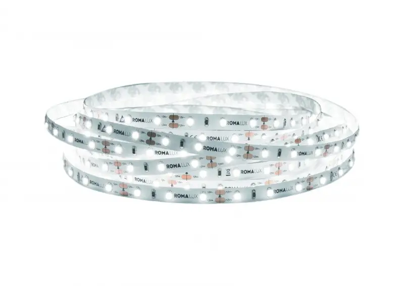 Fita de Led 12V 4,8W 6000K IP20 5 Metros 10126 Romalux