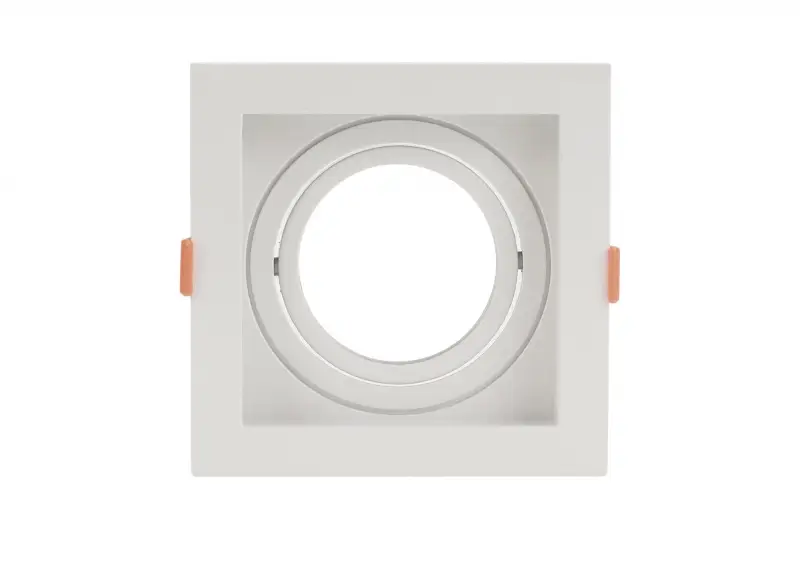 Spot Embutir Quadrado AR70 Direcionável 13cm 30204 Romalux