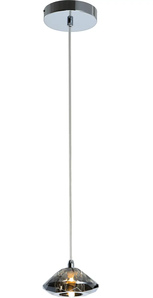 Pendente para Sala Nice Cristal Fumê Lâmpada G9 Avant 1