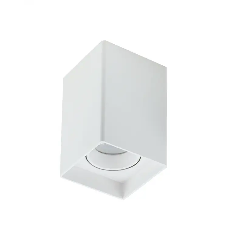 Luminaria de Sobrepor Box Quadrada GU10 8cm 80203 Romalux