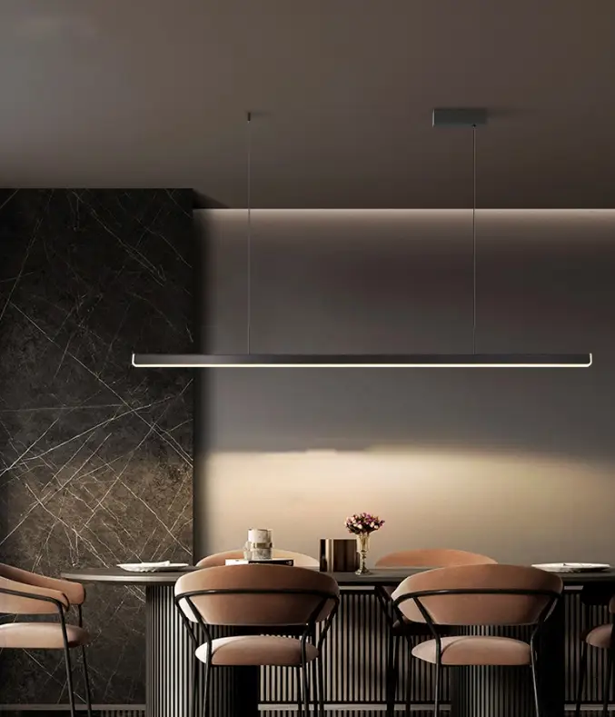 Pendente Office Led Perfil G 5x2,5 cm 14W 7046 All Lux