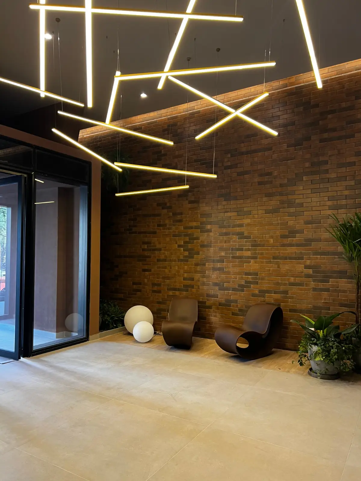 Pendente Office Led Perfil G 5x2,5 cm 28W 7047 All Lux