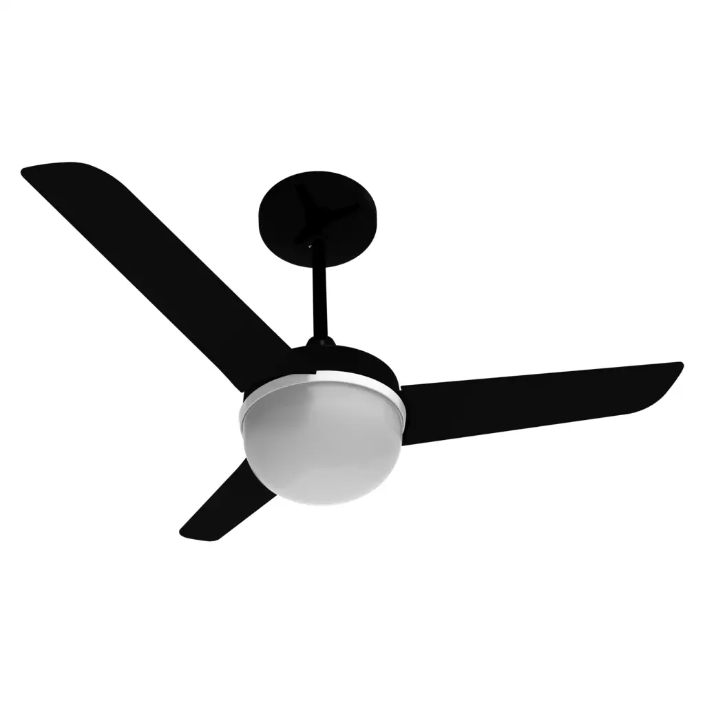 Ventilador de Teto Alisclean 3 Pas Luminaria Aliseu