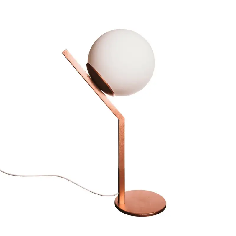 Abajur Angular Cobre com Globo de 14cm 16457/14 Usina 1