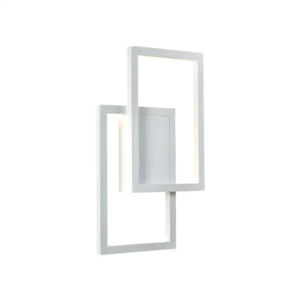 Arandela Quadrus em Led 28W 2700K Branco AR-095 Mais Luz