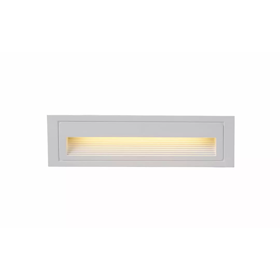 Balizador Led Linder Retang Embutir 6w 3000k Nordecor