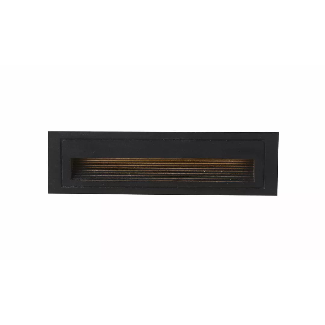 Balizador Led Linder Retang Embutir 6w 3000k Pt Nordecor