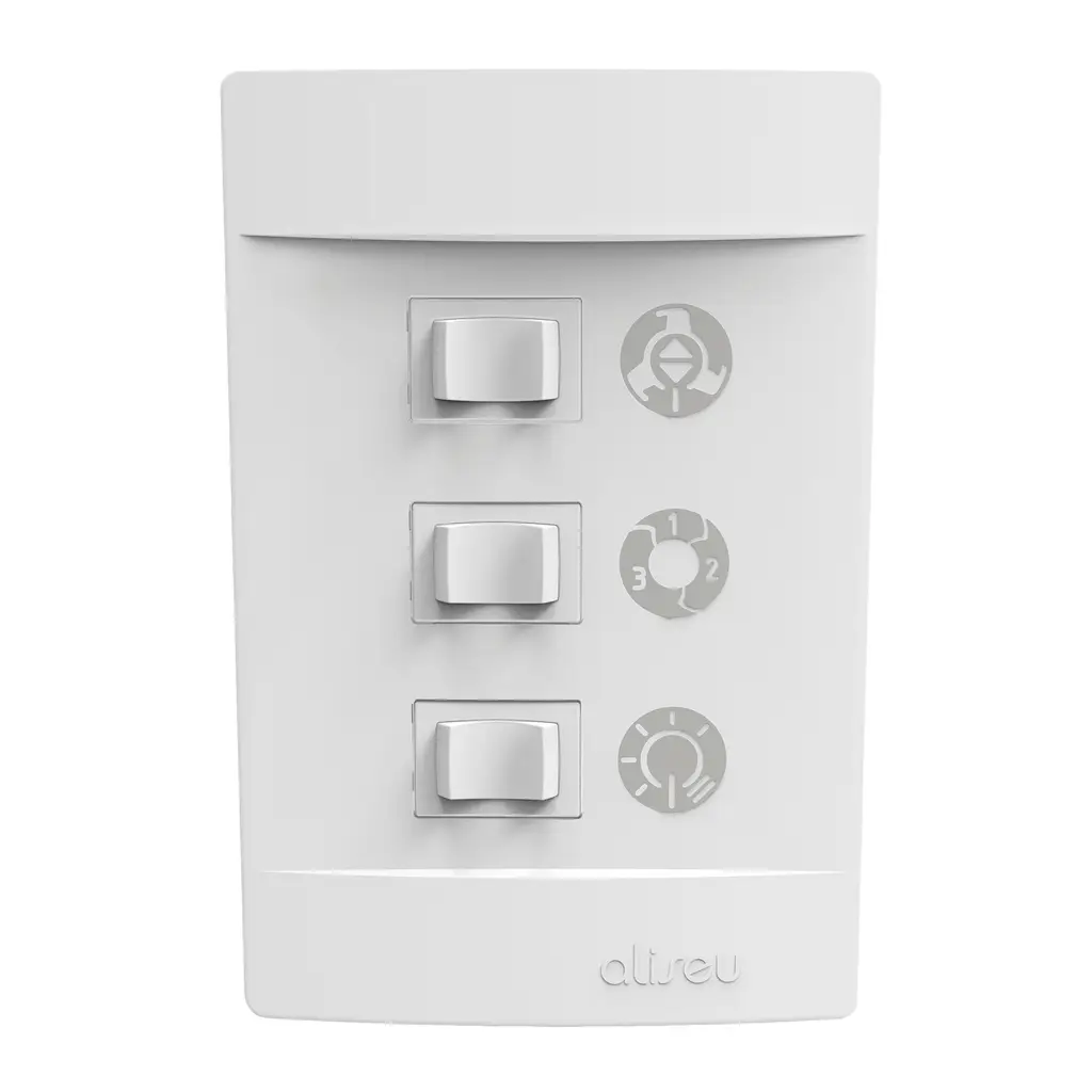 Controle de Parede para Ventiladores de Teto Aliseu