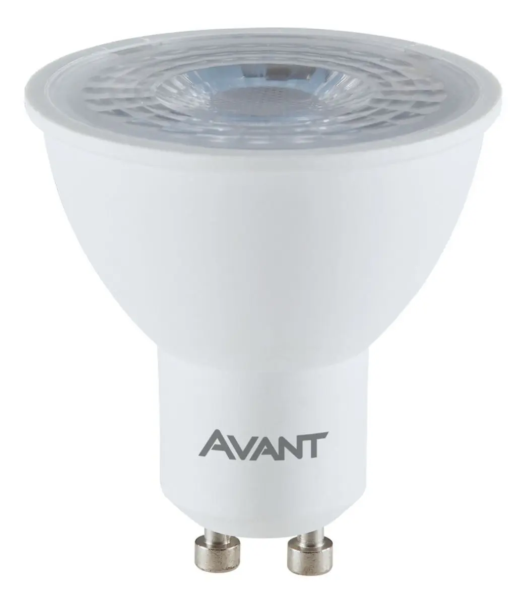 Kit 5 Lâmpadas Led Dicroica Mr16 Gu10 4,8w 6500k Avant