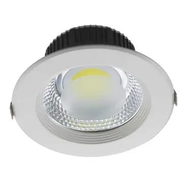 Kit 5 Luminarias de Embutir Redondo LD-005 20w 6400k Branco Ledos 1