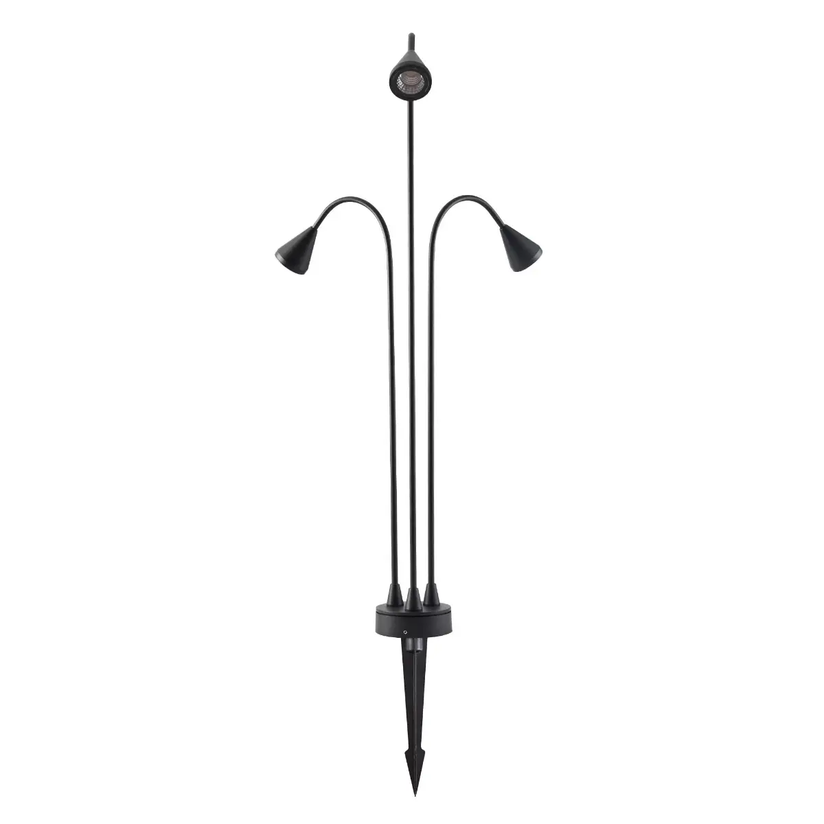 Luminária Wedi 3x5W Jardim Pt Nordecor