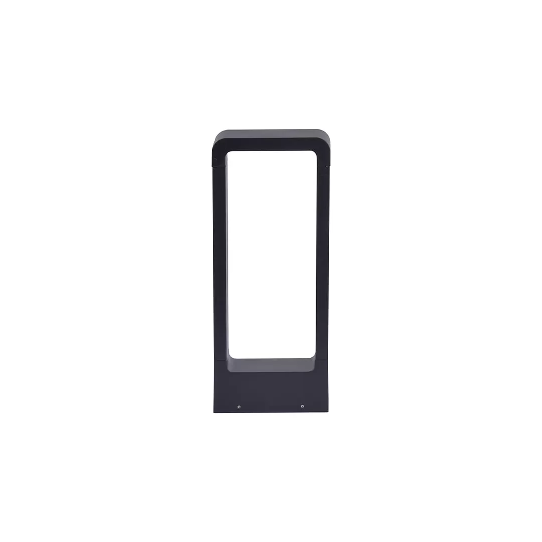 Luminaria Led Jardim Ronu 10w 3000k Pt Nordecor