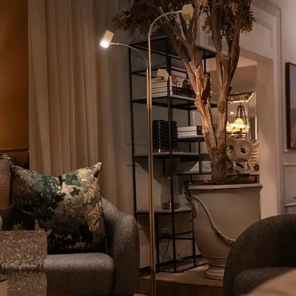 Luminaria de Piso Colorado 3 Cupulas 180cm 01482 Acend