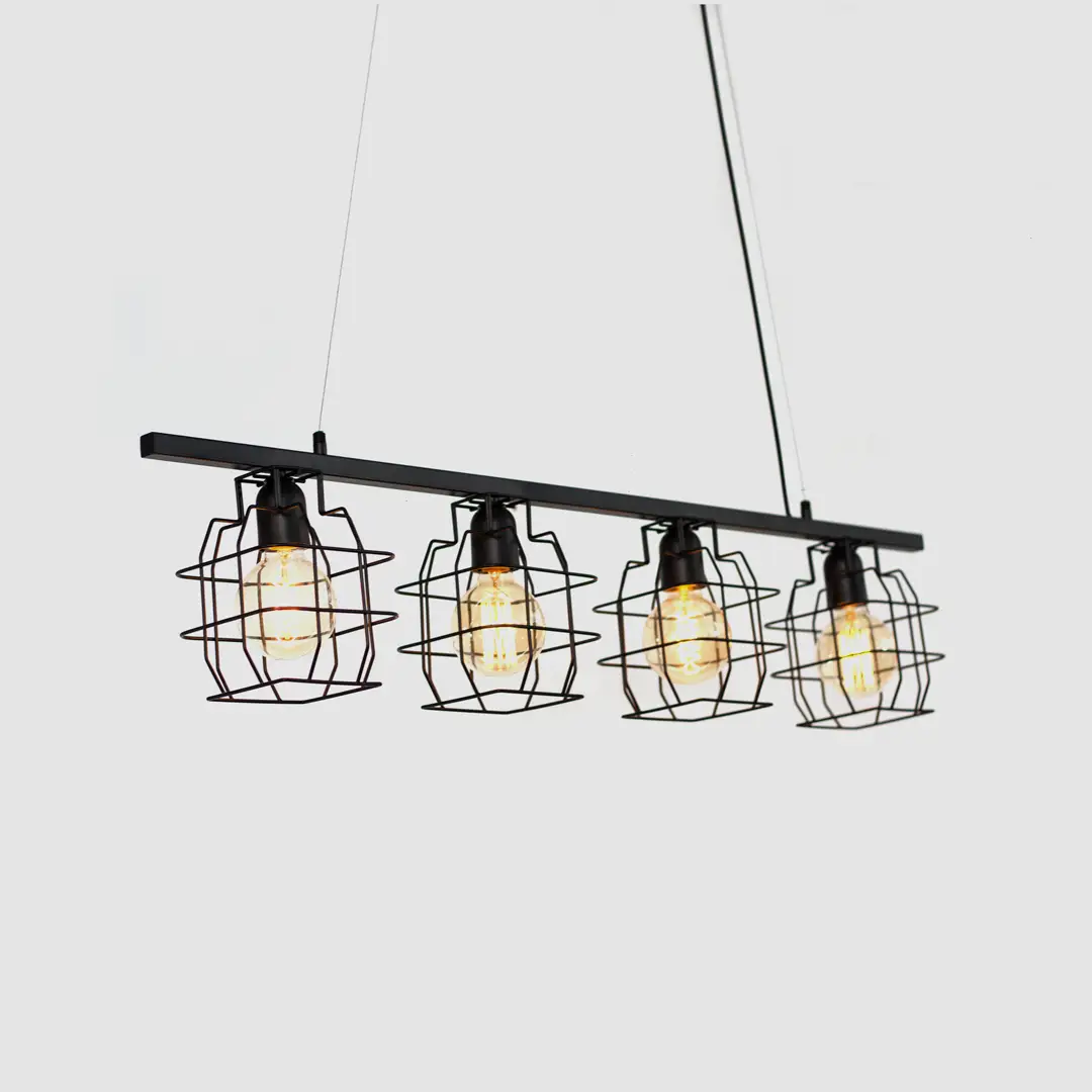 Lustre Granada 4 Aramados T214H4PI Golden Art