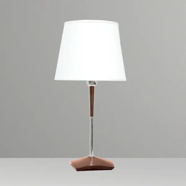 Abajur Slim Base Cone Madeira M626LTMA Golden Art