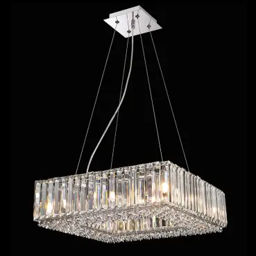 Luminaria Pendente PE-036 8 Lâmpadas 45cm Cristal Mais Luz 1