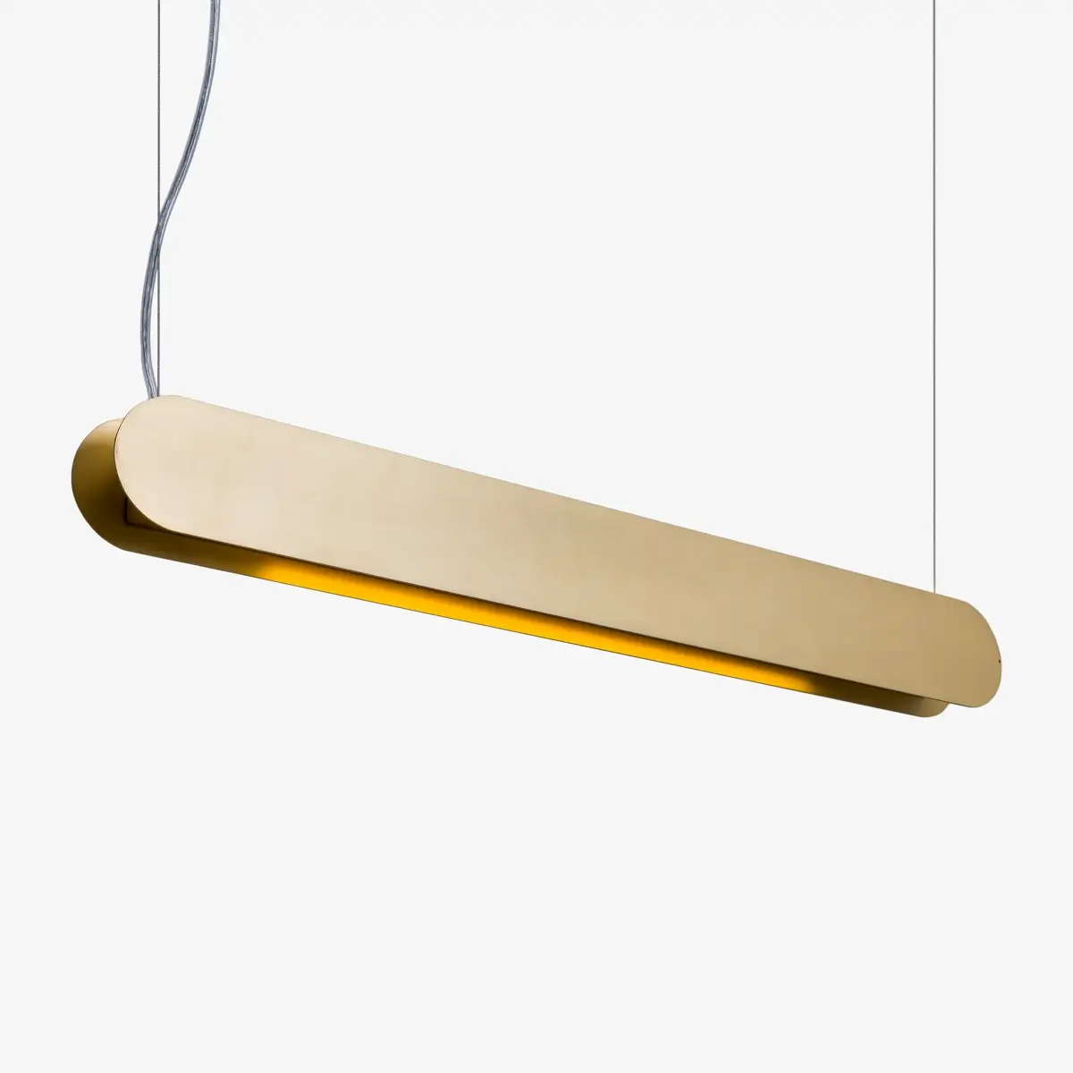 Pendente Barra Linear T8 60cm Pintura Golden Art