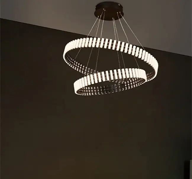 Pendente Carrossel Led Luxo Circular 7028 All Lux