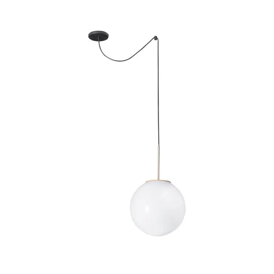 Pendente Globo Vidro Opalino Milky 20cm 3134 Madelustre