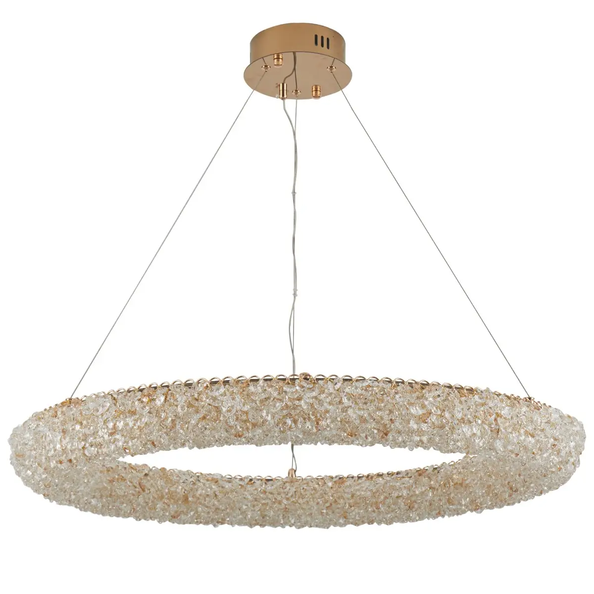 Pendente LED Jou Cir 60W Ouro Brilho Nordecor