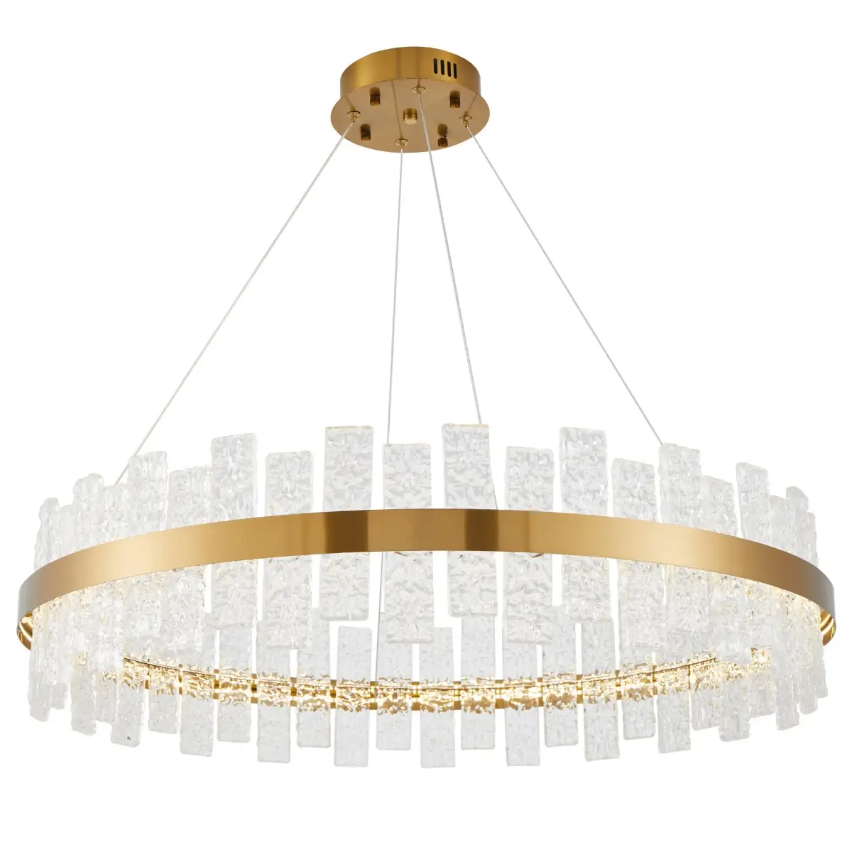 Pendente LED Lowy 80CM 60W Ouro Nordecor