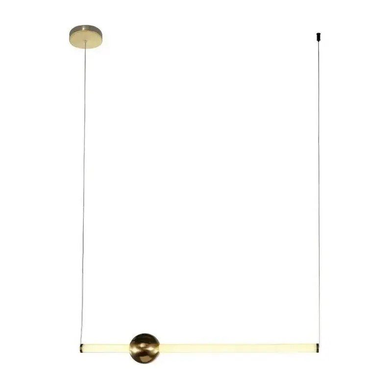 Pendente Tube Moderno Led 20W 2700K Bronze PE-104 Mais Luz