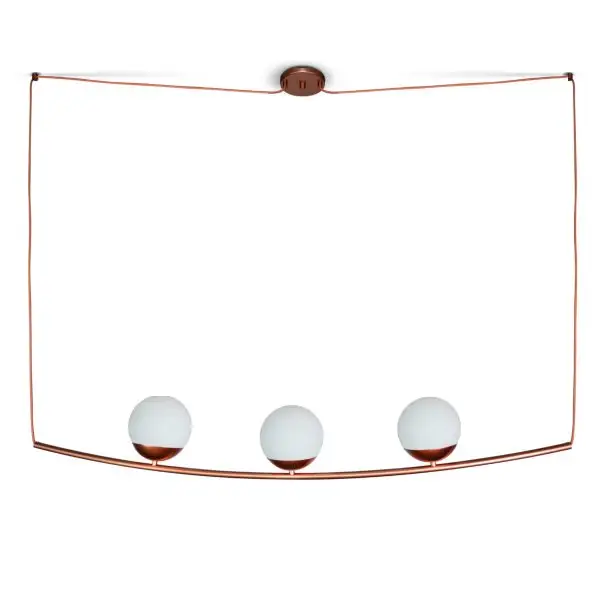 Pendente Jazz Com Cupula 5 Braços 135x82x77cm 468/5 Itamonte