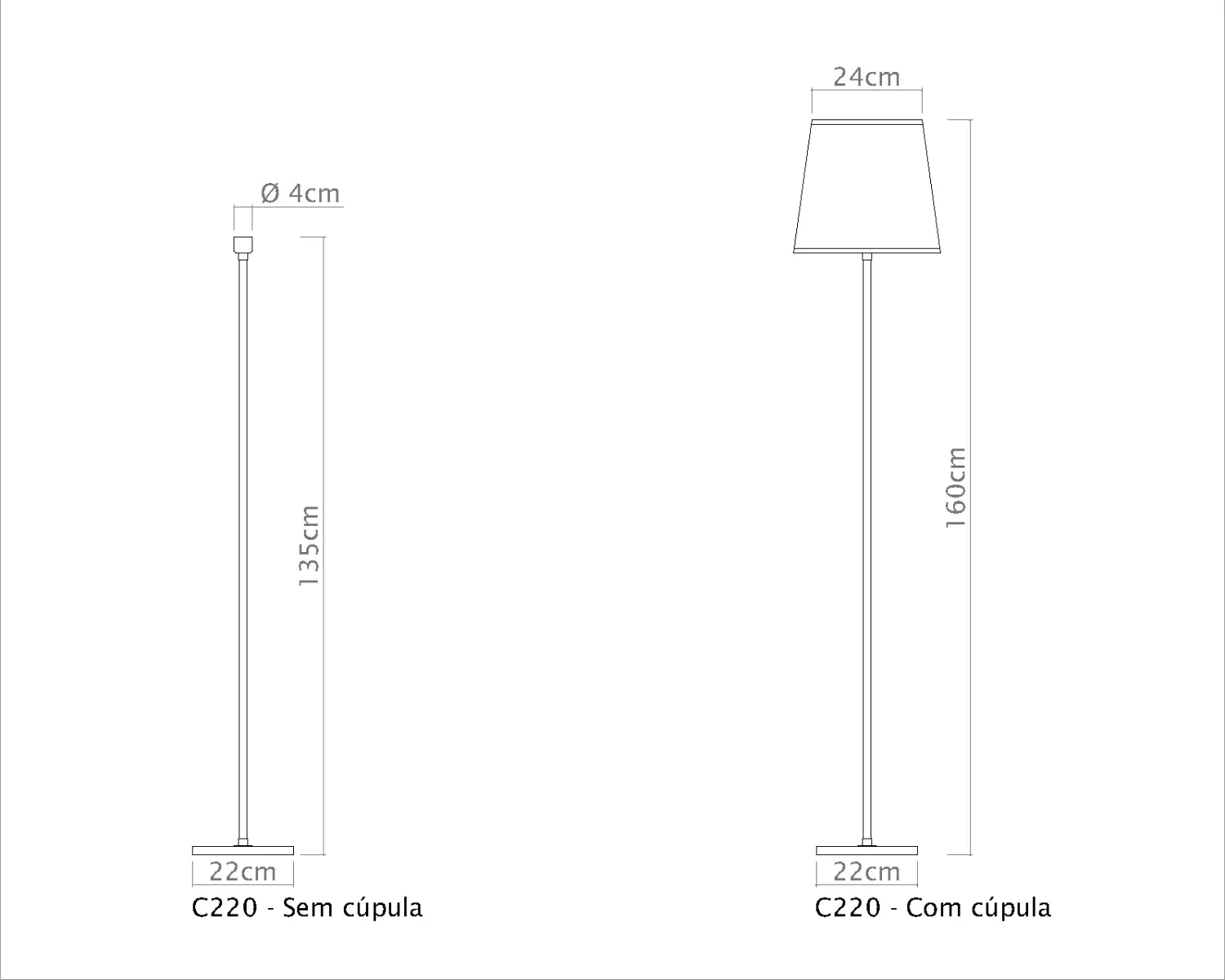 Coluna Pietra Reta Base Quadrada Pintura Golden Art