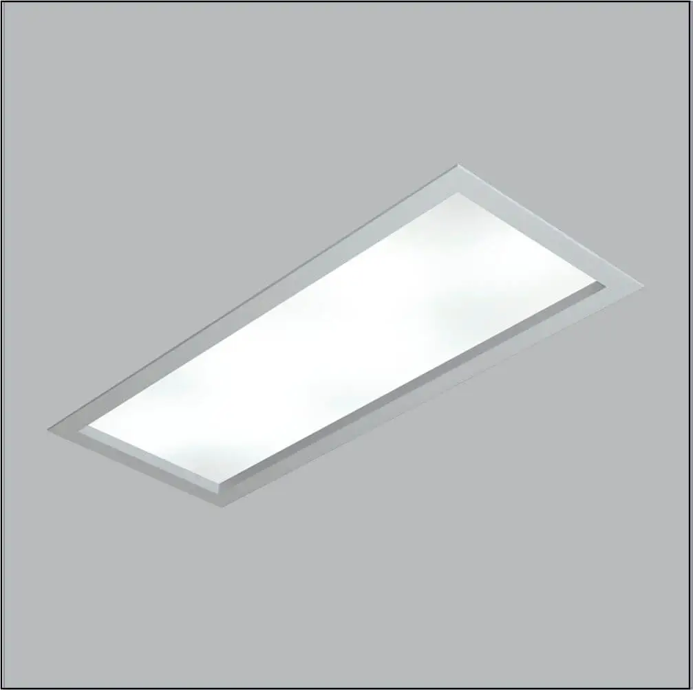 Luminaria Plafon Embutir Retangular Magnum 3610-130f Usina 1