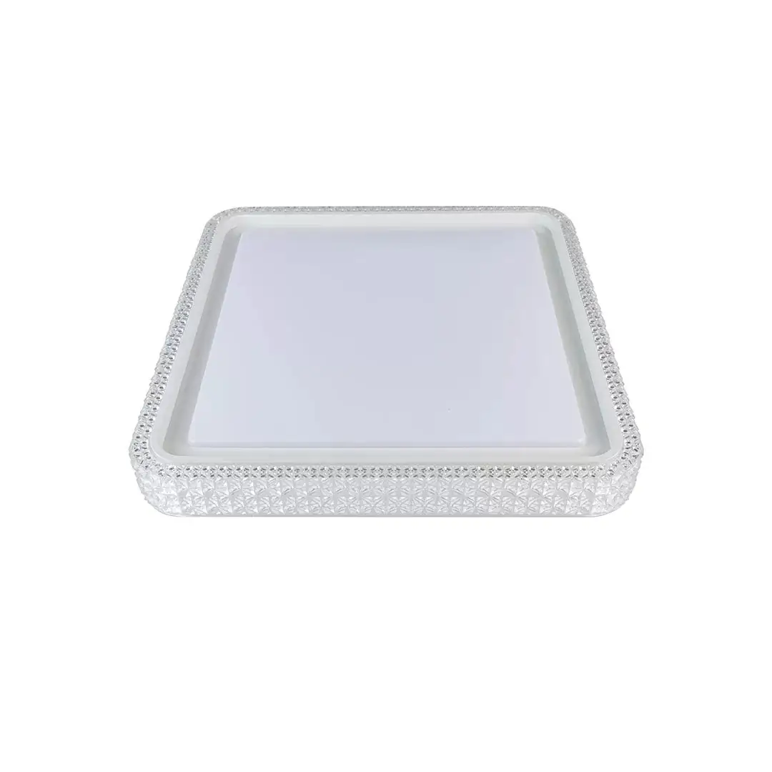 Plafon LED Kenle Qdr 50cm 36W Branco Nordecor