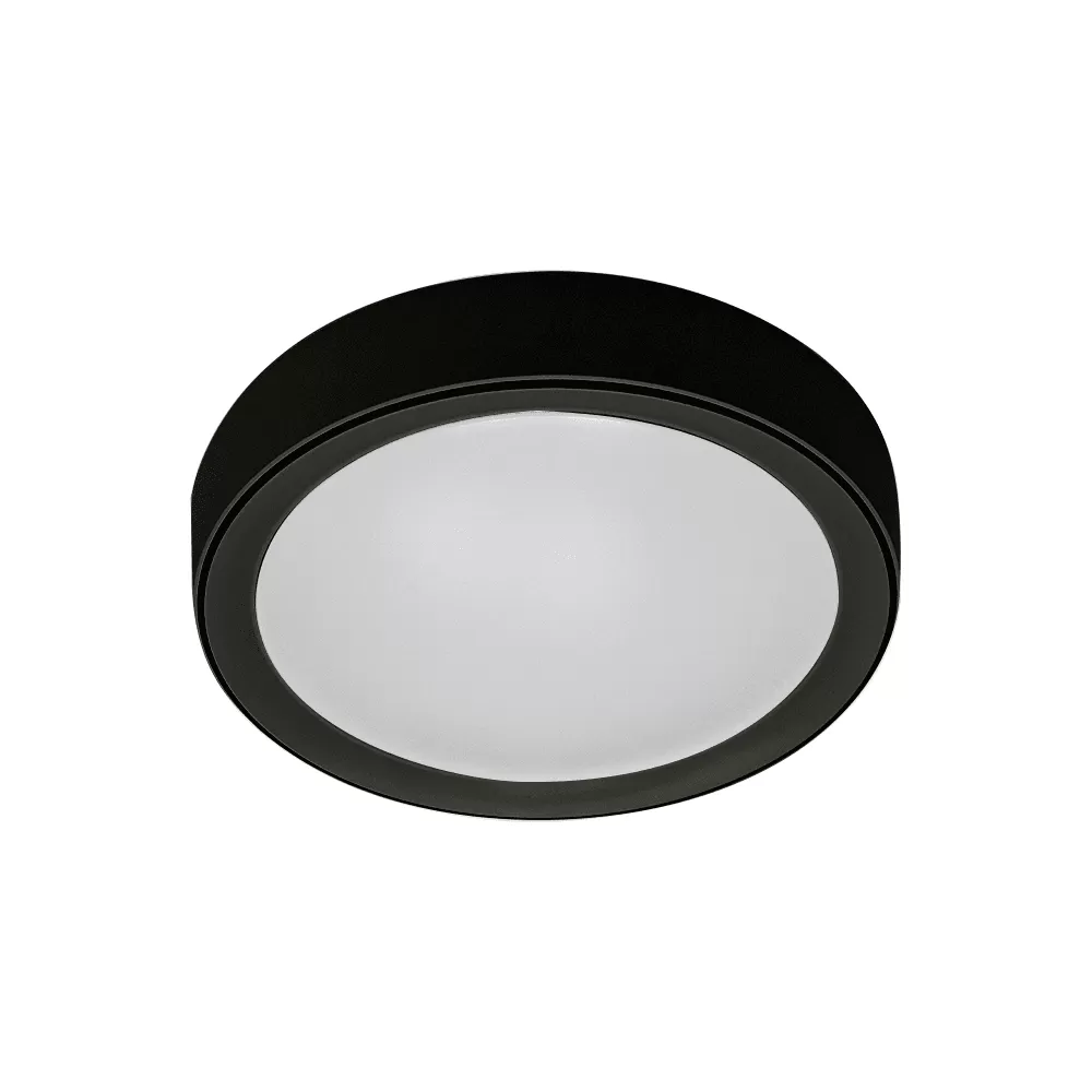 Plafon LED Meny 40cm 29W Preto Nordecor