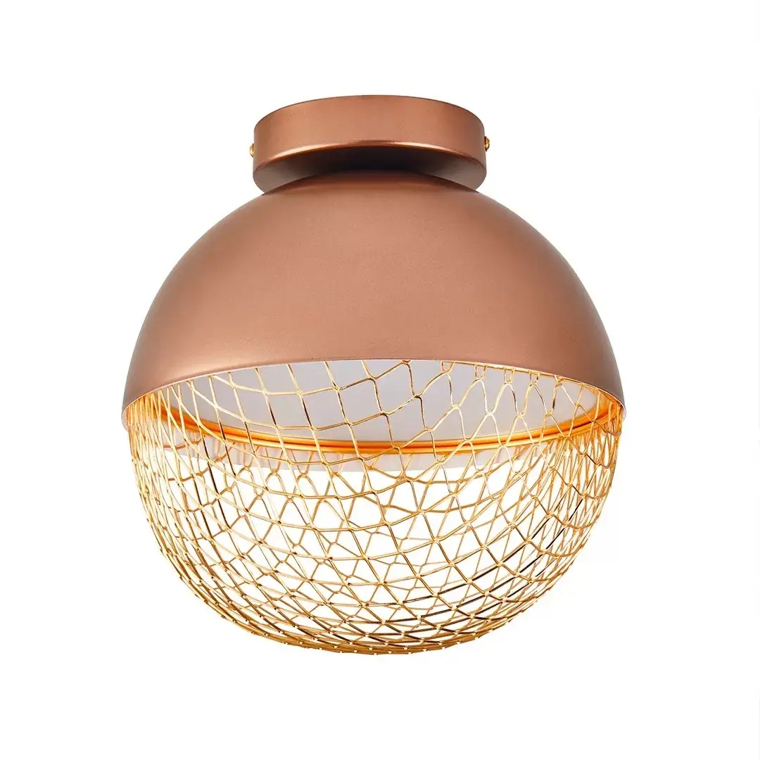 Plafon LED Rezi 25cm 18W Cobre Nordecor