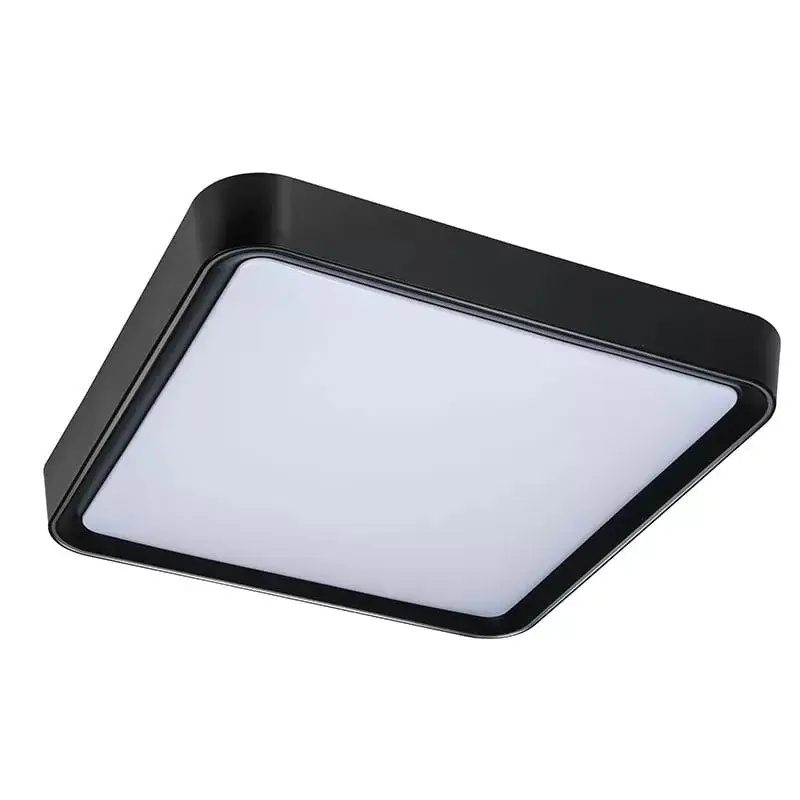 Plafon LED Seny Qdr 50cm 35W Preto Nordecor