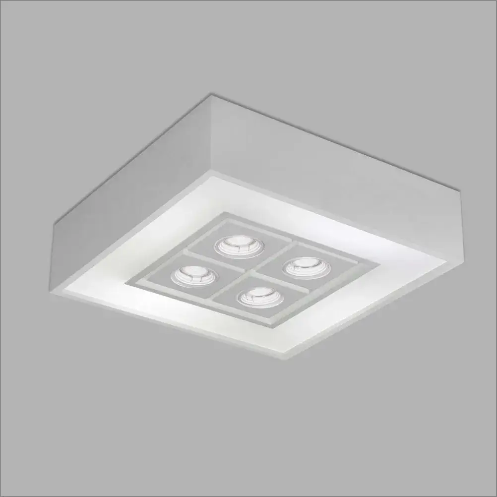 Plafon Sobrepor Focus 4 Box 600x600x120 cm 4550-63 Usina 1