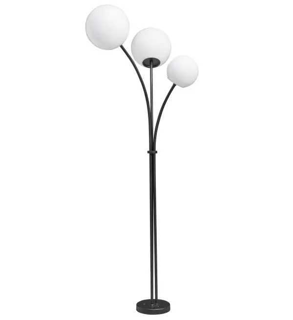 Poste de Jardim Fiore 3 Cupulas 145cm Pt 3218/3 Madelustre