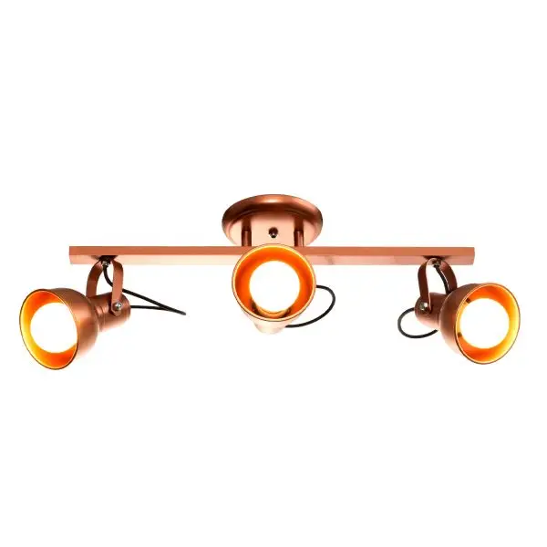 Spot Trilho 3 Cupulas Diversos Acabamentos 1141/3T Itamonte