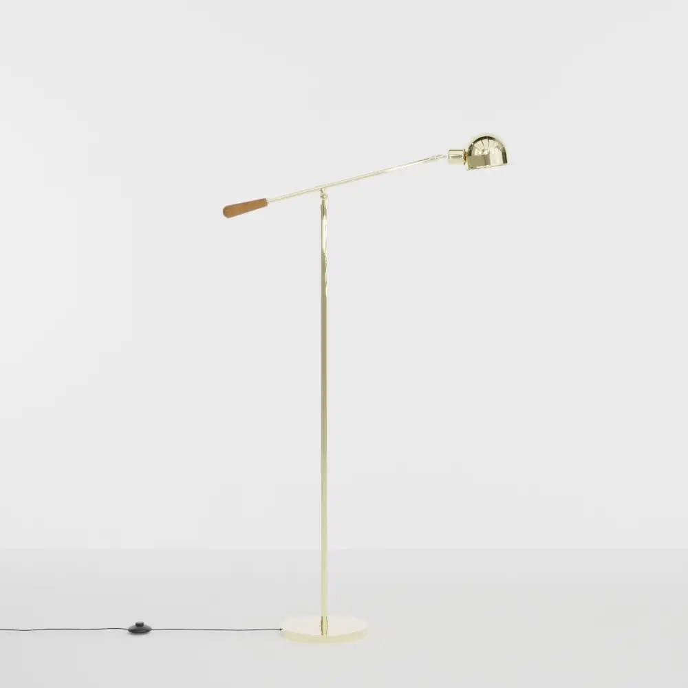 Coluna Work Station Articulada Latão Golden Art